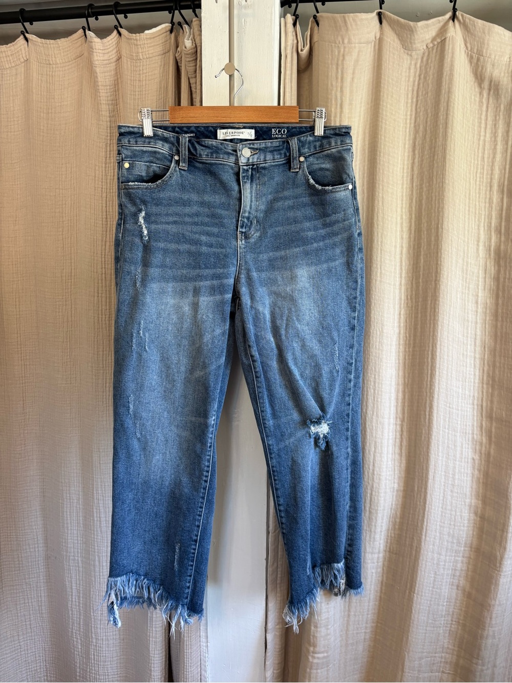Liverpool Kennedy Straight Eco Jeans- 31